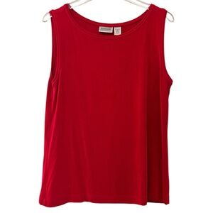 Chico's Travelers Red Sleeveless Top US size 16